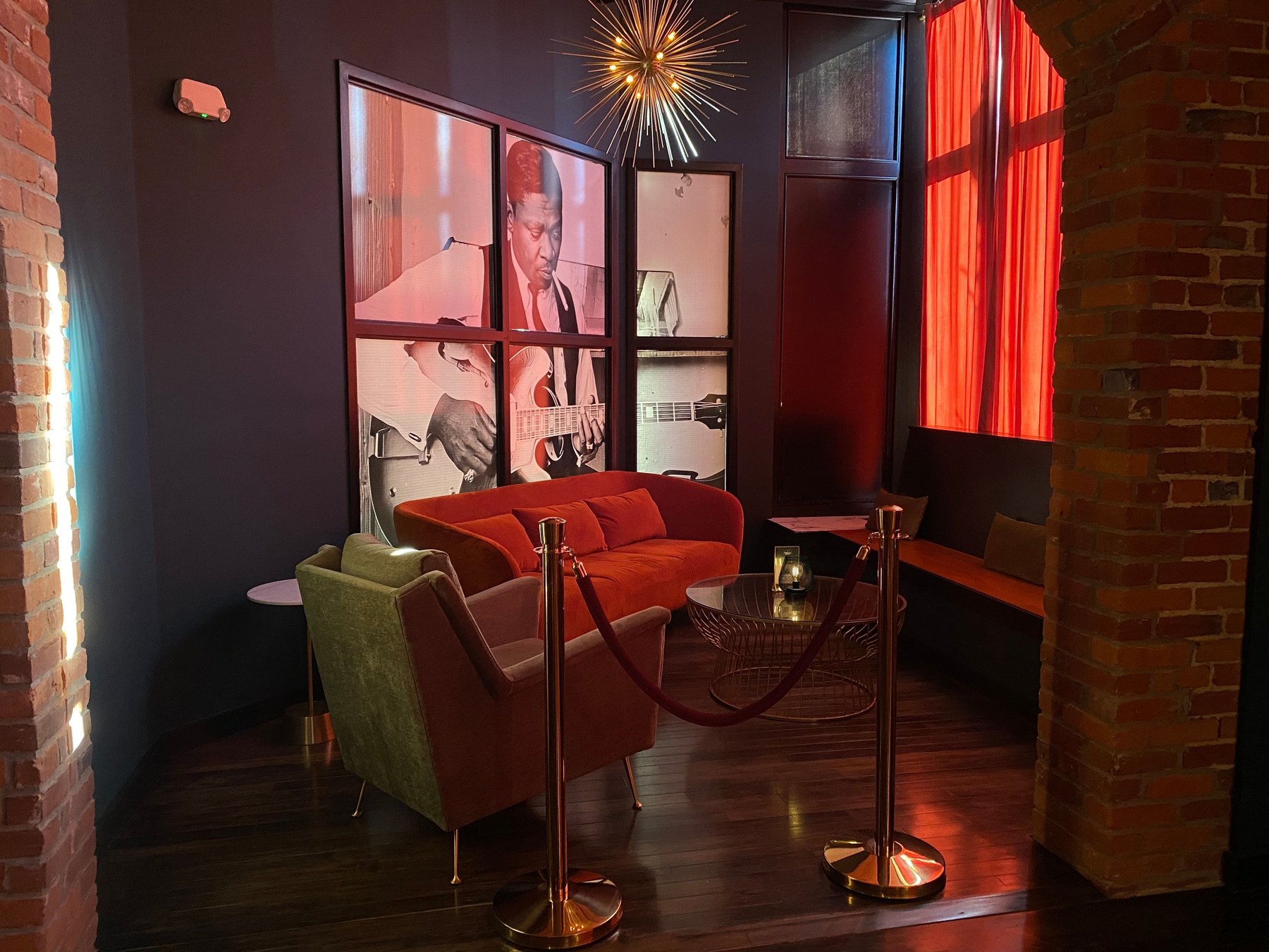 The BB King room at Dabney & Co.