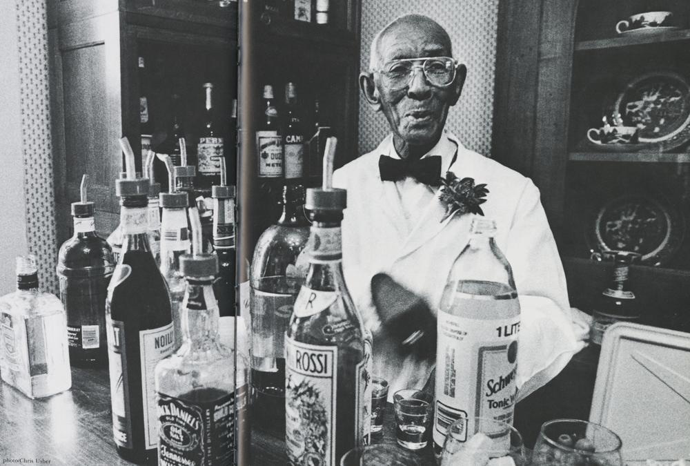 Henry Hammond, master bartender, 1986 — the craft tradition Dabney's classes are built on